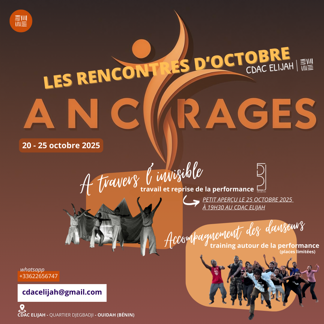 Ancrages : les rencontres danses d'octobre 2025