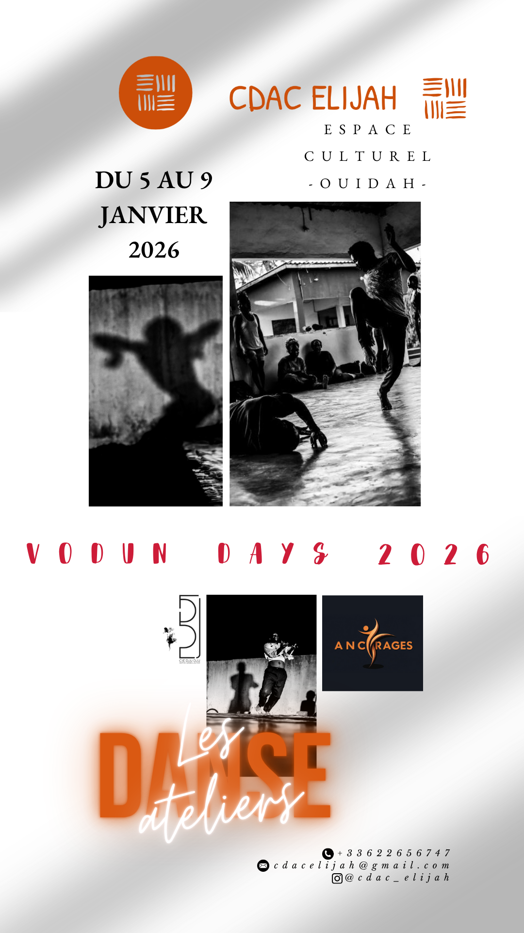 Les ateliers danse du CDAC Elijah by Cie Dju Dju (Vodun Days 2026)